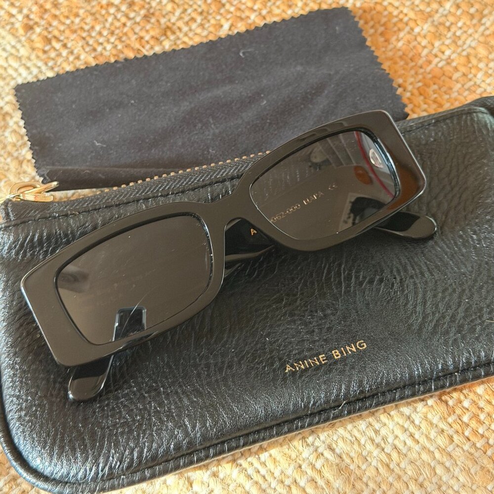 Anine Bing Napa Sunglasses_Black - Picture 4 of 12